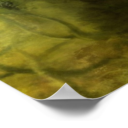 stille Hügel Poster (Ecke)