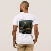 Stille im Flug T-Shirt (Schwarz voll)