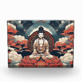 Stille im Inneren: Zen-Blockkunst Fotoblock (Vorderseite)