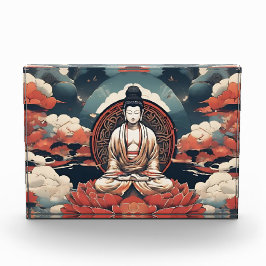 Stille im Inneren: Zen-Blockkunst Fotoblock