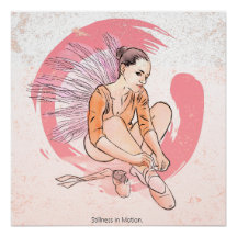 Stille in Bewegung – Minimalistische Ballerina & E