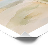 Stille in Bewegung - Zen-Steine Poster (Ecke)