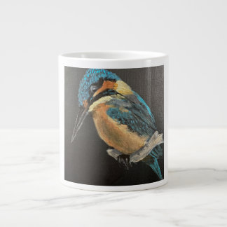 Stille in Blau - Eisvogel Fine Art Tasse