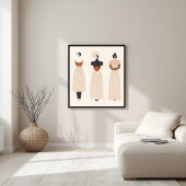 Stille in Leinen Poster
