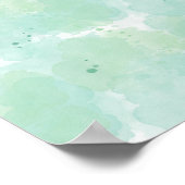 Stille in Strokes Wand-Kunst-Plakat Poster (Ecke)