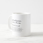 Stille Intelligenz Border Collie Kaffeetasse (Vorderseite Links)