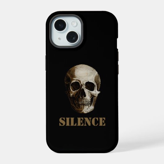 Stille iPhone 15 Hülle (Rückseite)