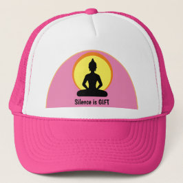 Stille ist GIFT - Meditation & Buddha (Vipassana) Truckerkappe