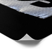 Stille ist golden - Klebeband ist Silber Poster (Ecke)