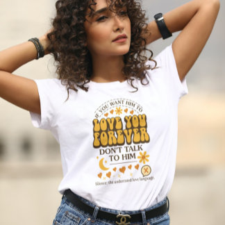 Stille ist sexy - Retro Relationship Spaß T-Shirt Tri-Blend Shirt