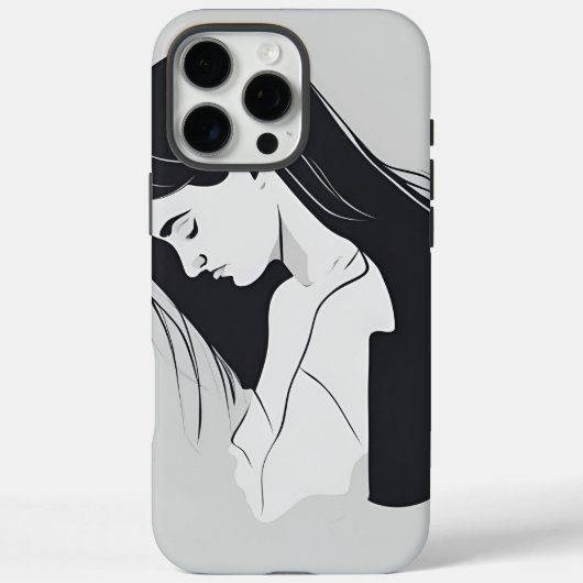 Stille Kämpfe: Sad Girl - iPhone / iPad Gehäuse Case-Mate iPhone Hülle (Rückseite)