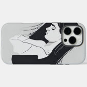 Stille Kämpfe: Sad Girl - iPhone / iPad Gehäuse Case-Mate iPhone Hülle (Rückseite (Horizontal))