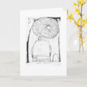 Stille Karte sein (Gelbe Blume)