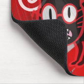 Stille Katz-Laune! Mousepad (Ecke)