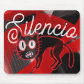 Stille Katz-Laune! Mousepad (Vorne)