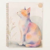 Stille Katze im Mondlicht Planer (Vorderseite)