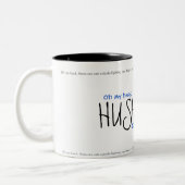 STILLE-KATZEN! Ver. 2 Zweifarbige Tasse (Links)