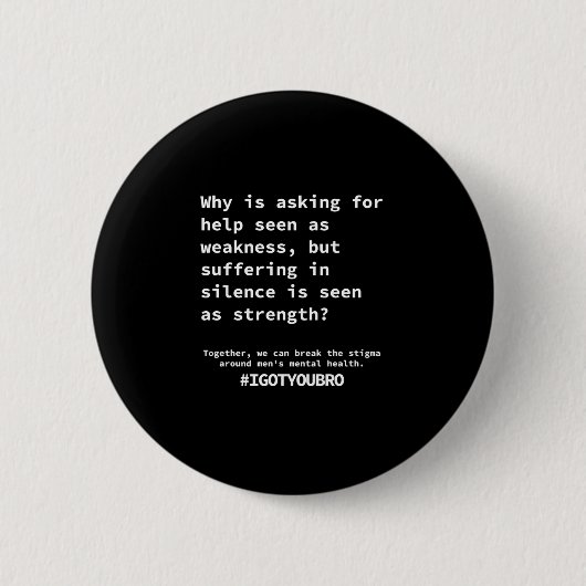 Stille kein Sticker mehr Button (Vorderseite)