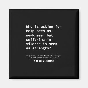 Stille kein Sticker mehr Magnet