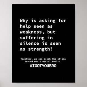 Stille kein Sticker mehr Poster