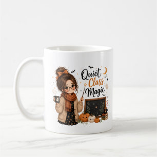 Stille Klasse Magie Halloween Lehrer Kaffeetasse