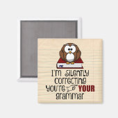 Stille Korrektur Ihres graumartigen Sarazenen Magnet (Vorderseite/Rückseite)