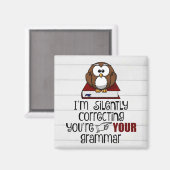 Stille Korrektur Ihres graumartigen Sarazenen Magnet (Vorderseite/Rückseite)