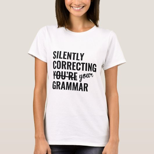 Stille Korrektur T-Shirt (Vorderseite)