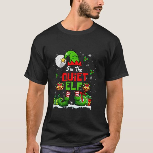 Stille Kostüme Weihnachten Elf Lover Colorful Matc T-Shirt (Vorderseite)