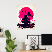 Stille Kriegermonde unter wachsender Sonne Poster (Heimbüro)