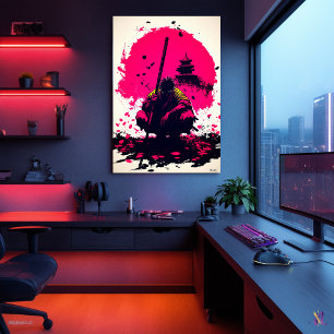 Stille Kriegermonde unter wachsender Sonne Poster