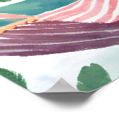 Stille Lagune Poster (Ecke)