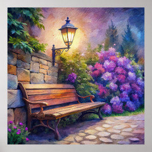 Stille Landschaft Poster