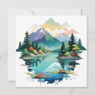 Stille Landschaft Stille Ruhe Natur Außenbereich Karte