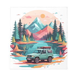 Stille Landschaft Stille Ruhe Natur Außenbereich Notizblock