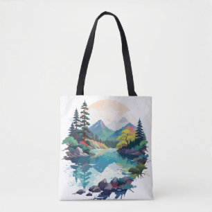 Stille Landschaft Stille Ruhe Natur Außenbereich Tasche