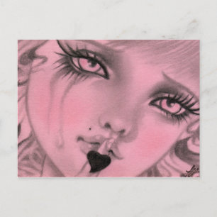 Stille Liebe Puppenkarte Postkarte