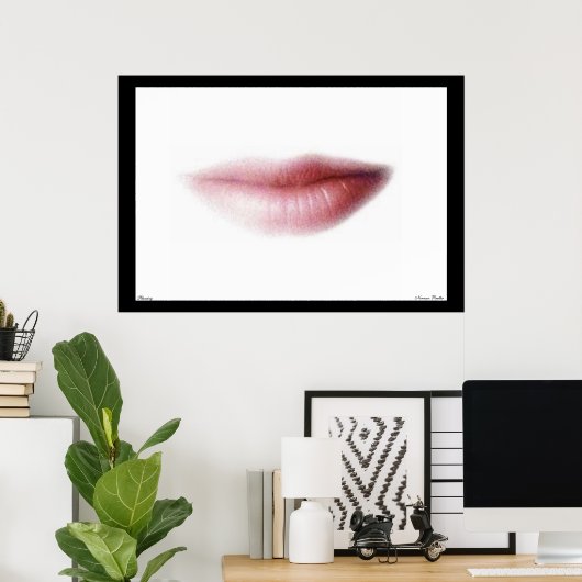 Stille Lips Poster (Heimbüro)
