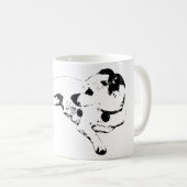 Stille Loyalität Kaffeetasse (VorderseiteRechts)