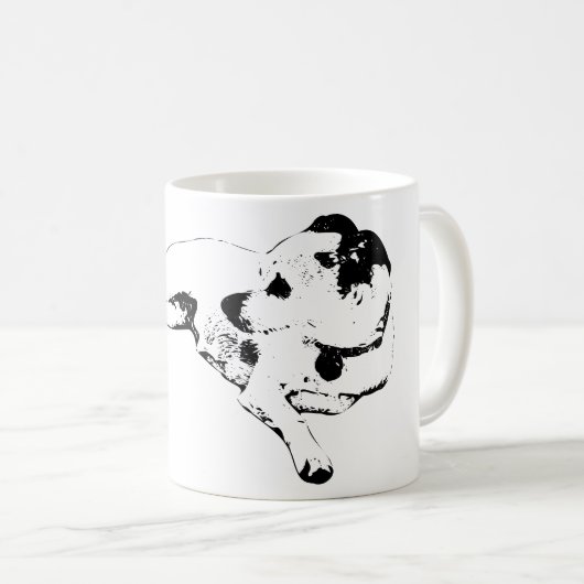 Stille Loyalität Kaffeetasse (VorderseiteRechts)