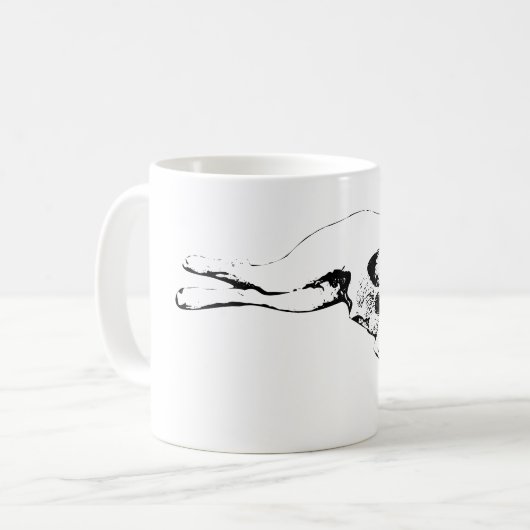 Stille Loyalität Kaffeetasse (Vorderseite Links)