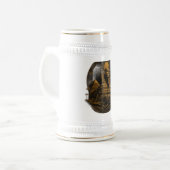 Stille Macht | Great Sphinx Ägypten Design Bierglas (Vorderseite Links)