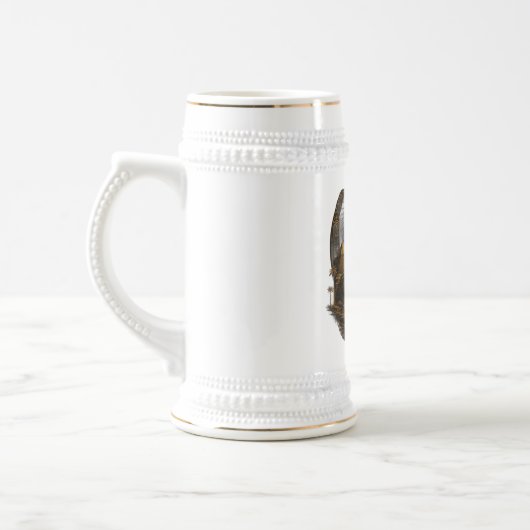 Stille Macht | Great Sphinx Ägypten Design Bierglas (Links)