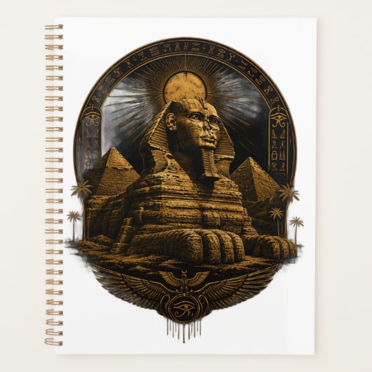 Stille Macht | Great Sphinx Ägypten Design Planer (Vorderseite)