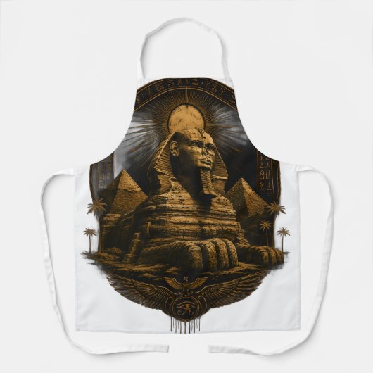 Stille Macht | Great Sphinx Ägypten Design Schürze (Vorderseite)