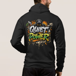 Stille Machts Graffiti Street Art Design Hoodie
