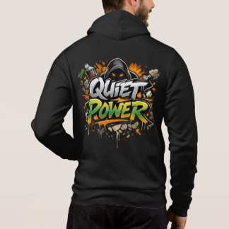 Stille Machts Graffiti Street Art Design Hoodie
