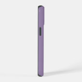 Stille mit jedem Flutter in Blau iPhone 15 Hülle (Rechte Seite)