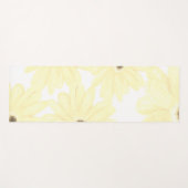 Stille Morgengelbe Blumen Yogamatte (Vorderseite (Horizontal))