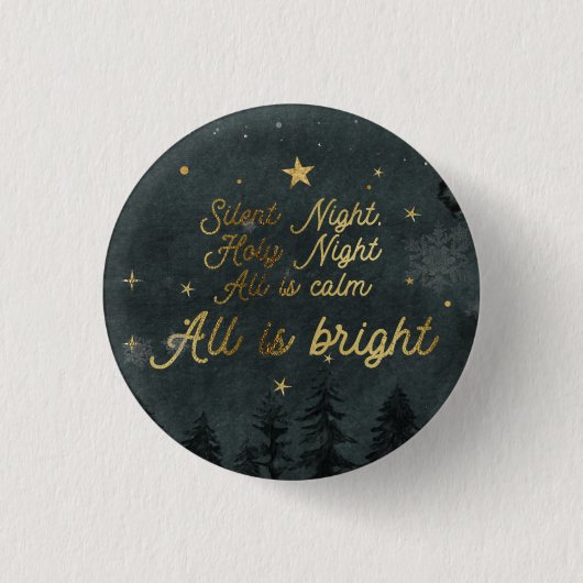 STILLE NACHT, ALLE IST HELLER kleiner KNOPF Button (Vorderseite)